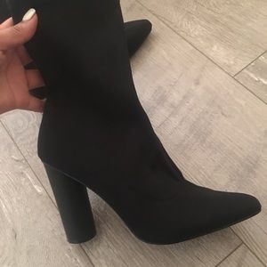 Black knit ankle boots from Windsor
